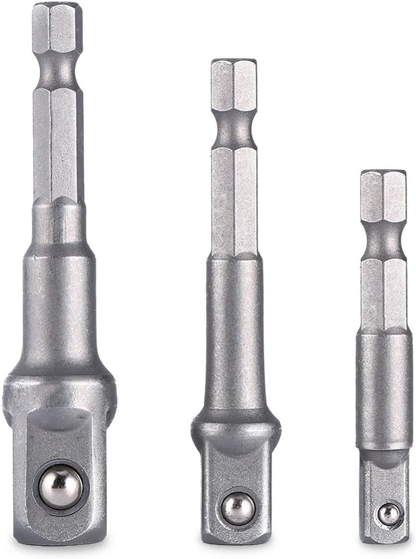 3lü Lokma Adaptörü Seti, 12-14-38 inç, Hex Plus