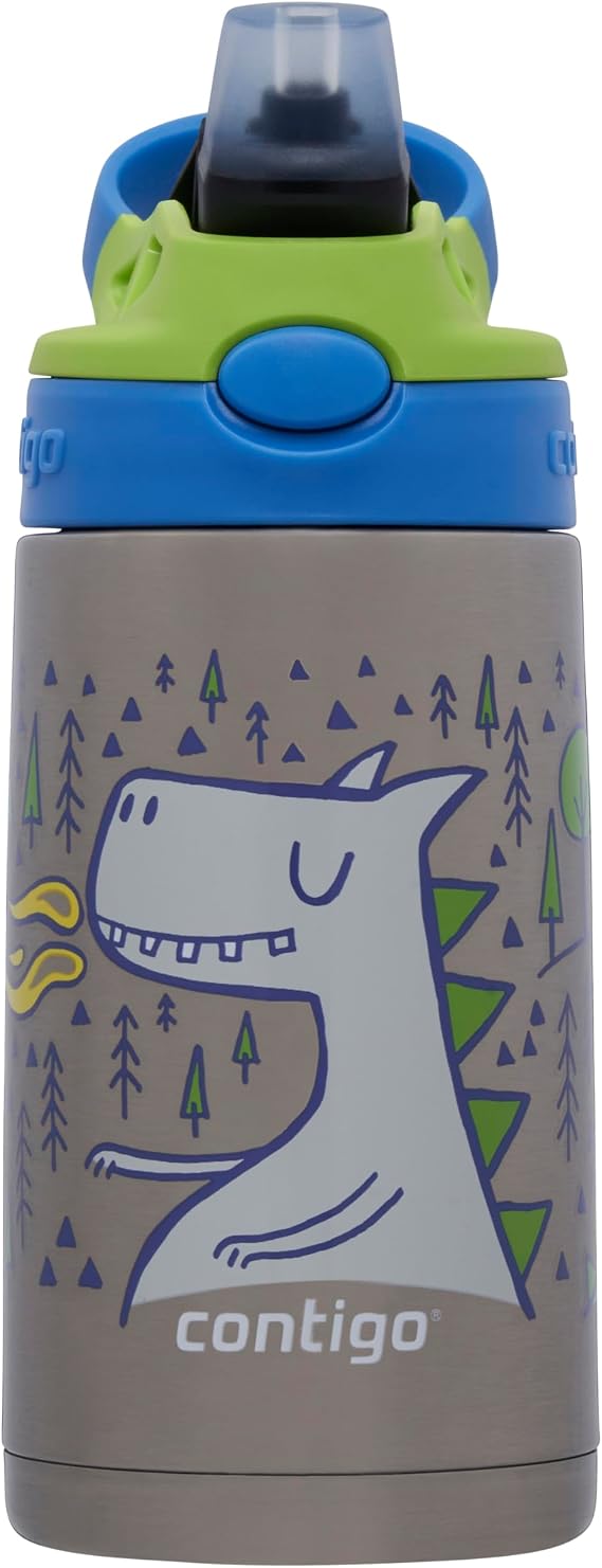 Contigo Gizmo Flip Dragon Steel Children's Waterer 380 ml, Blue