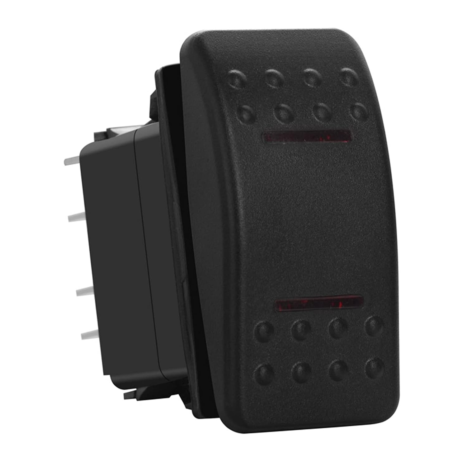 Bandc 7 Pins 2 LED Light On-Off-on Marine Boat Rocker Switch Dpdt Waterproof 12v 24v