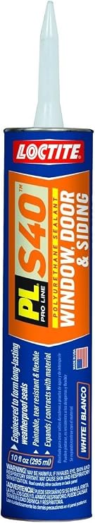 PL 1618182 10.2 Oz White Window, Door & Siding Sealant12