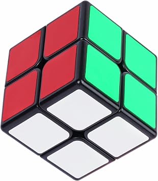 2x2 Speed Cube, Classic 2x2 Cube Puzzles Toy (Black)