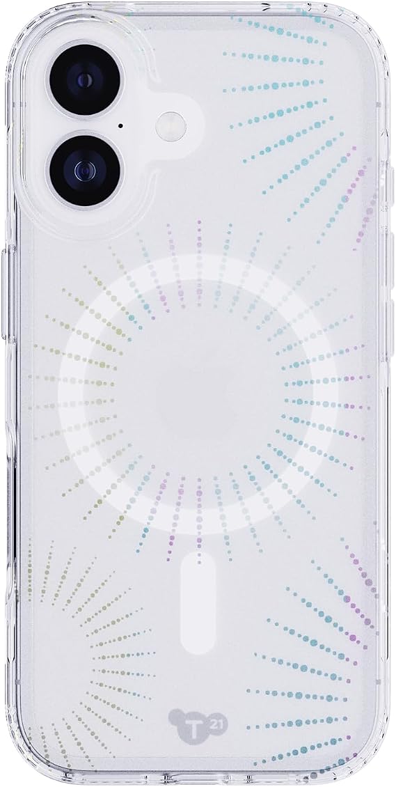 Tech21 EvoSparkle Case for iPhone 17 Lunar | Slim Protective Case | Impact Protection | MagSafe Compatible