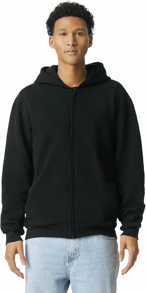 American Apparel Unisex Adult Reflex Fleece Full Zip Hoodie Sweatshirt, Grf497aa