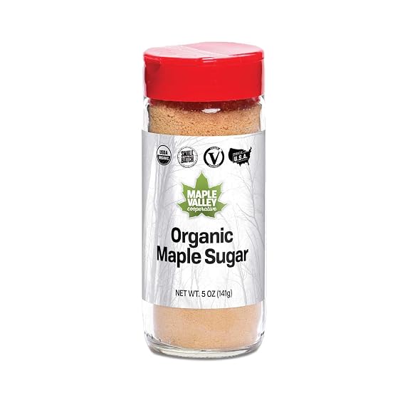 Maple Valley Organic Pure Maple Sugar Granulated, 5oz Shaker