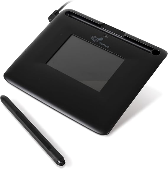 LCD Signature Pad / L398P with 2.5 inch Large Active Area + Wireless Stylus | Windows OS Only