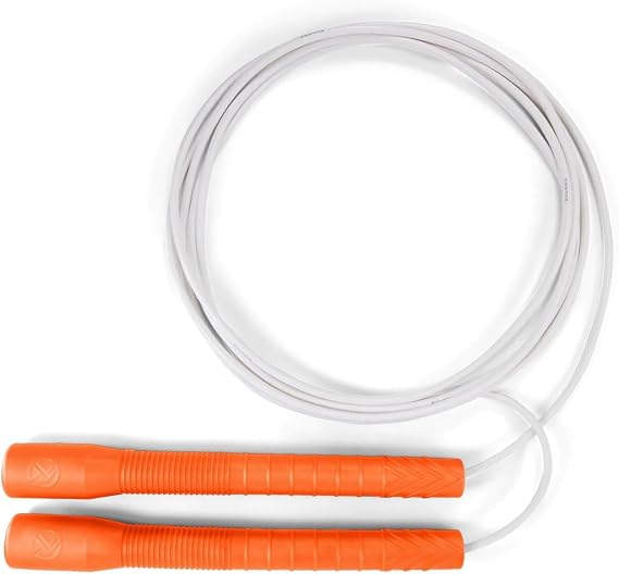 Elite Jumps Fit Rope or Fitness - Premium 4mm Pvc Speed Jump Rope - Indoor and Outdoor Exercise - Adjustable Cables for Aerobic, Gym & Home Fitness Workouts & More