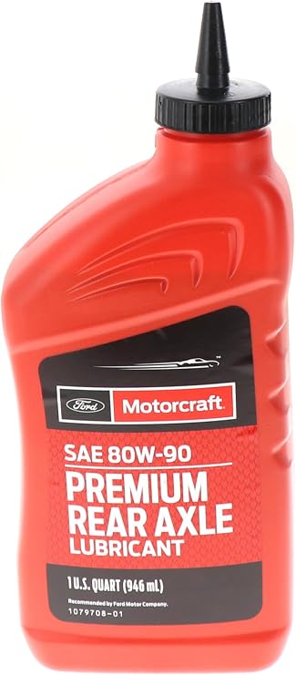 Ford Genuine Ford Fluid XY-80W90-QL SAE 80W-90 Premium Rear Axle Lubricant - 1 Quart
