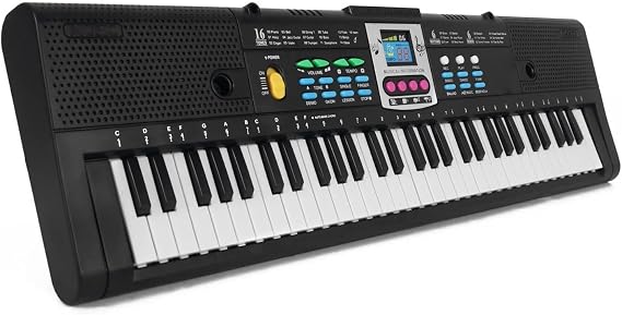 Electronic Keyboard 61 Keys Digital Piano Electronic Keyboard For Piano Beginners With Microphone Function