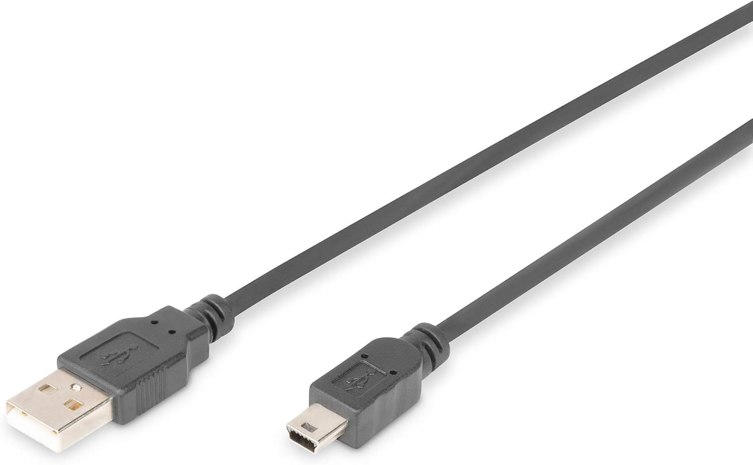 Assmann AK-300108-010-S Usb 2.0 Connection Cable, Type A - Mini B 5 Pin MM, 1.0M, Usb 2.0 Compatible, Bl