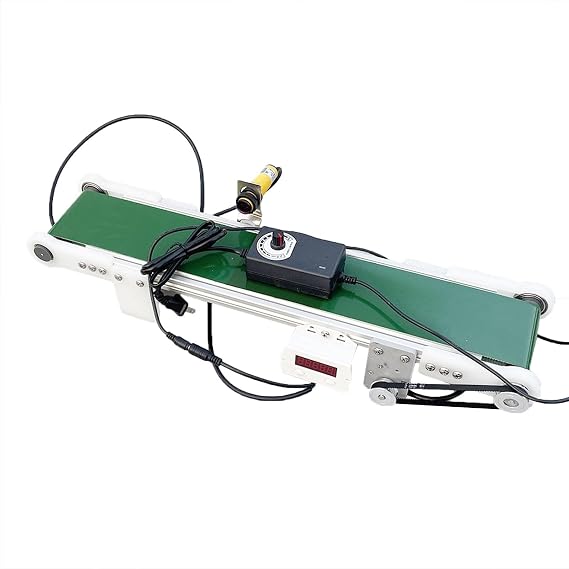Stainless Steel Mini Conveyor Vending Machine - Track Cargo Lane Automatic Conveyor - PVC Belt Conveyor for Packaging Factory,Production Line,Home