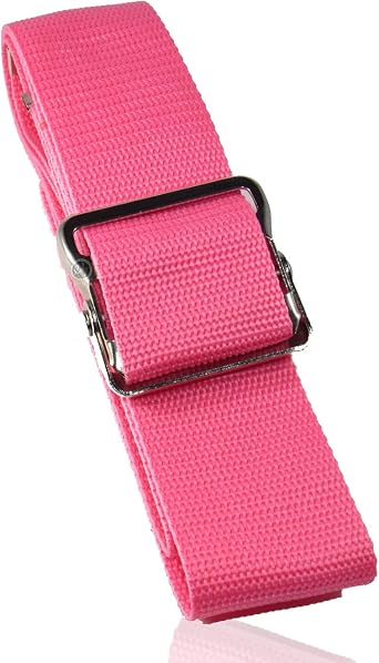EMI 60" Pink Gait Transfer Belt Polyester with Metal Buckle | Mobility Aid for Seniors, Patients, and Physical Therapy