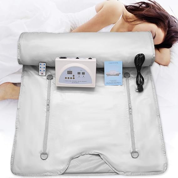 Oxford Infrared Sauna Blanket with Zipper Far Infrared (FIR) Steam Blanket with Remote Control