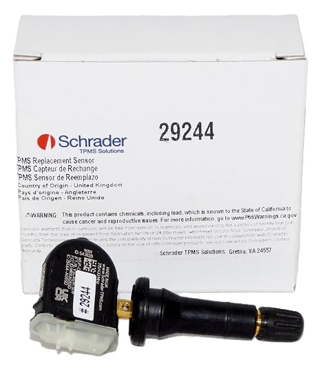Schrader 29244 Rubber Snap-in Fixed Angle 433MHz TPMS Sensor