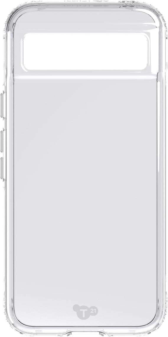 Tech21 EvoClear Case for Google Pixel 8a - Protective Transparent Phone Case - Clear