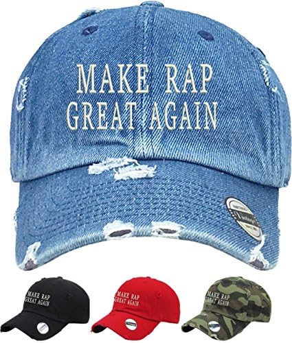 ALLNTRENDS Adult Dad Hat Make Rap Great Again Embroidered Popular Hip Hop Cap