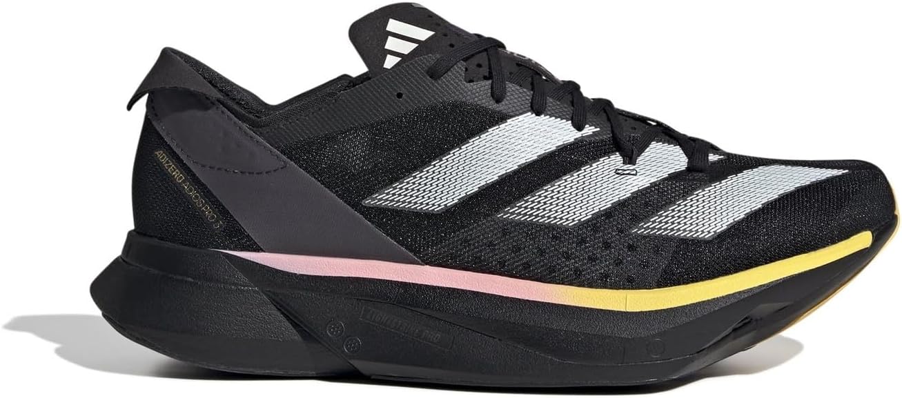 Adidas IG6439 Adizero Pro 3M ADIZERO ADIOS PRO 3M 9.1 inches 23.0 cm, Core Black/Zero Metallic/Spark
