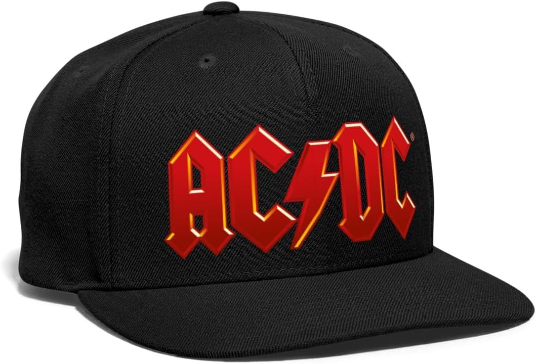 Spreadshirt ACDC Classic Logo with Lightning Bolt Snapback Cap