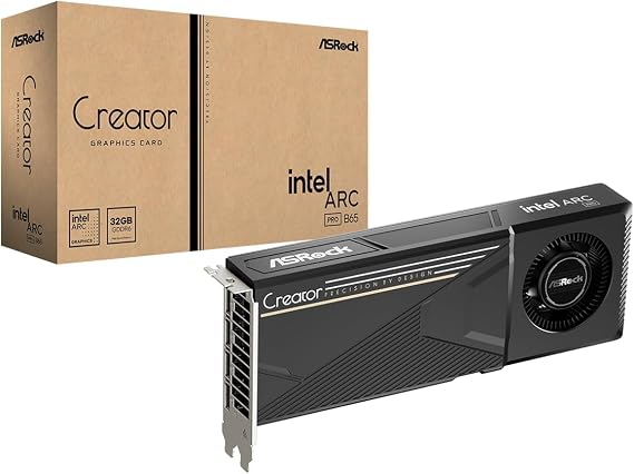 Asrock Intel Arc Pro B65 Creator 32gb Ddr6 Hdmi/3xdp (90-Ga6mzZ-00uanf)