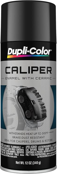 Dupli-Color Caliper Aerosol Paint, Gloss, Black, 11 oz