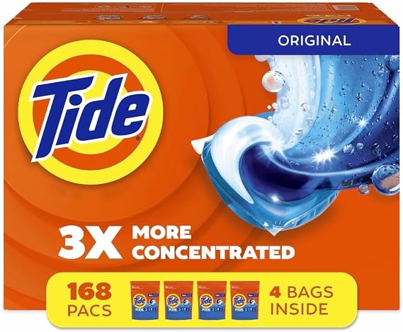 Tides PODS Laundry Detergent Pacs, Original Scent