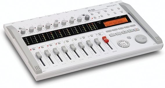 Zoom R16 Multi-Track Tabletop Recorder, Interface, Controller, 8 XLR Combo Inputs, 16 Tracks, USB Audio Interface, Built In Stereo Condenser Microphones, 135 Built-In Effects