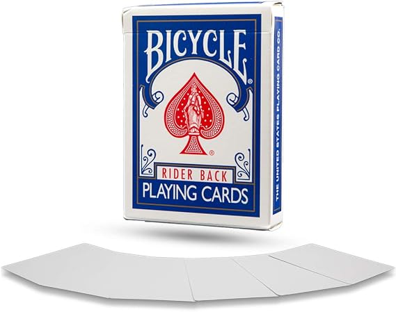 Double Blank Face Bicycle Deck by US Playing Card Co.