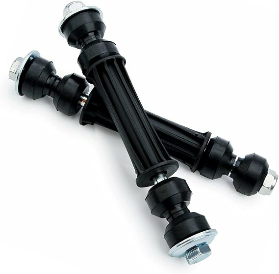 K700432 Front Sway Bar End Link Compatible with 2007-2016 Chevrolet Escalade Avalanche Silverado Suburban Tahoe Sierra Yukon,Pair Driver and Passenger Side Suspension Kit Stabilizer Links Sway Bar
