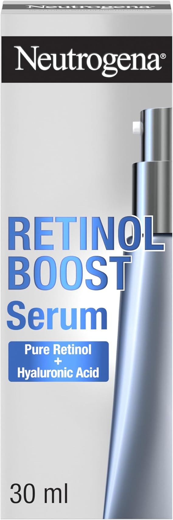 Neutrogena Retinol Boost Facial Serum (1x 30ml), Clinically-Proven Face Serum to Target the Visible Signs of Ageing, with Retinol for Brighter, Younger-Looking Skin