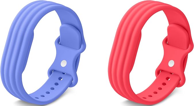 Silicone Sport Band Compatible with Google Fitbit Air Bands,Waterproof