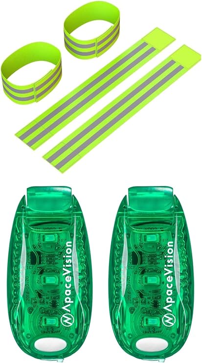 Green Reflective Bands + Green EverLightFX USB Lights
