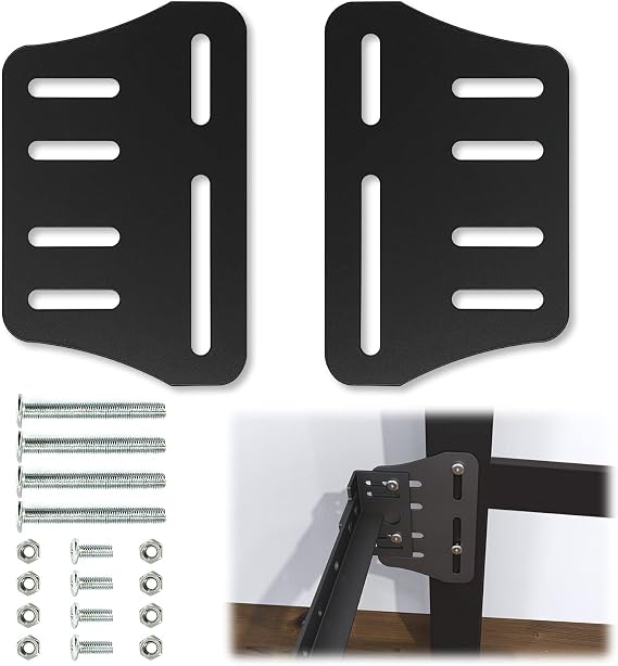 2 PCS Bed Frame Brackets Modi-Plate Bed Frame Adapter/Connector