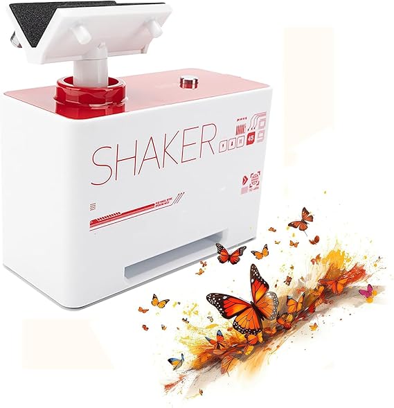 Paint Shaker, Painting Mixer, 360 Irregular Vibration Shaker, Hobby DIY Modeling Paint Tool, for Hobby Paint Shaker, Nail Polish, Lab, Paint Acrylic, Eyelash Adhesive