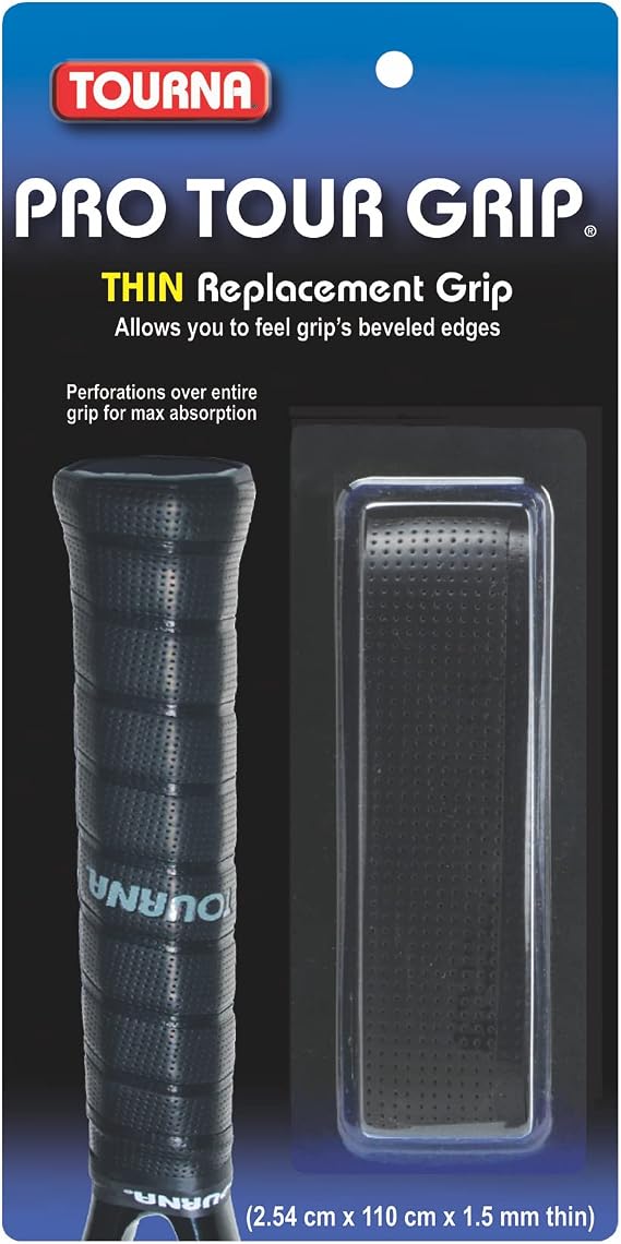 Tourna PRO Tour Grip Thin Replacement Tennis Grip 1.5mm