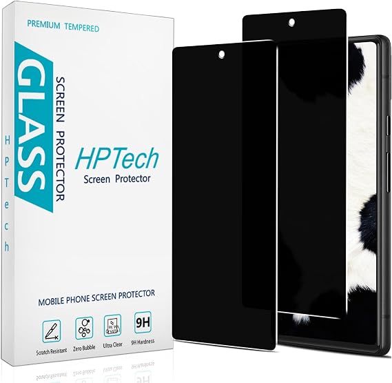 2 Pack Privacy Screen Protector for Google Pixel 6a Tempered Glass