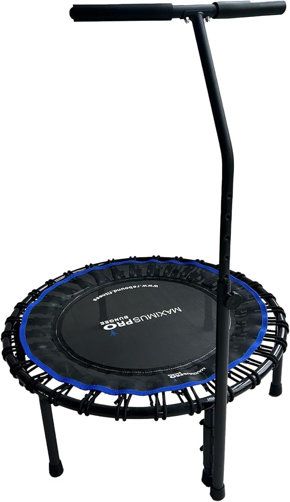 Adjustable T-Bar Handle Stability Bar for Fit Bounce Pro, XL and Maximus Pro Bungee Rebounder Models - Not Compatible With Other Mini Trampolines
