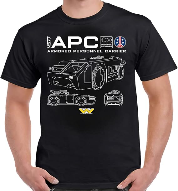 Aliens M577 APC Schematic T-Shirt