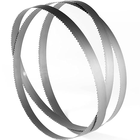KAKA INDUSTRIAL 96.5" x 1" x .035" (2450x27x0.9mm) M42 Bi-Metal Metal Cutting Band Saw Blades,Durable and Precise Blades for BS-106G(6/10 TPI)