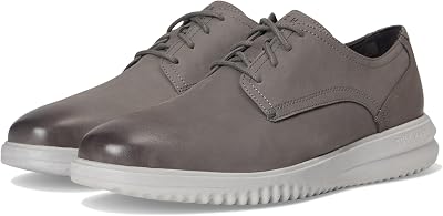Cole Haan, Men, Grand Plain Toe Oxford, Quiet Shade NubuckMicrochip, 7.5, Medium