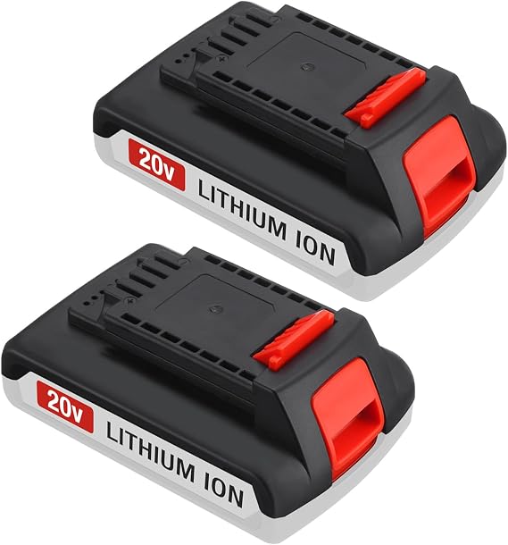 4.0mAh 20V LBX20 Battery Replacement for Black and Decker 20V Battery LBXR20 LB20 LBX20 LBX4020, Compatible with Black & Decker 20v Cordless Power Tools2 Pack