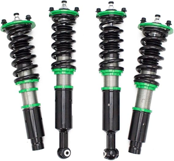Rev9 R9-HS2-036_2 Hyper-Street II Coilover Suspension Lowering Kit, Mono-Tube Shock w/ 32 Click Rebound Setting, Full Length Adjustable, compatible with Acura TL (UA4/UA5) 1999-03
