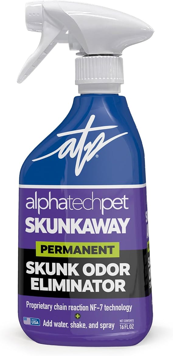Skunk Away | Skunk Odor Remover | Just Add Water to Easy to Use Pet Spray Bottle | 17oz Spray Water Bottle by KennelSol