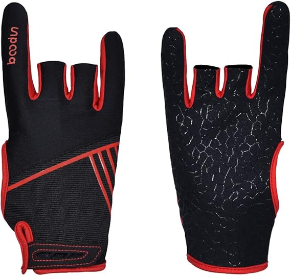 Professional Anti-Skid Bowling Gloves Comfortable Bowling Accessories Semi-Finger Instruments Sports Gloves Mittens for Bowling