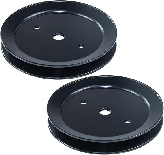 2 Pack 197473 Pulley for Husqvarna 46" 42" YTH22V46 YTH18542 Decks