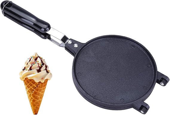 Egg roll maker,non stick waffle cone making mold eggroll roller machine baking tool