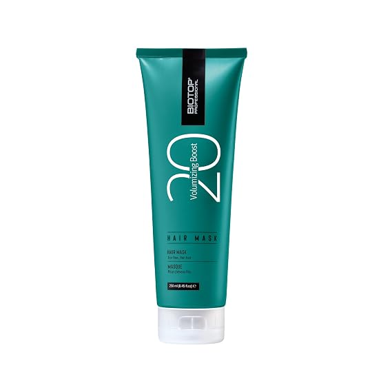 Biotop Professional 20 Volumizing Hair Mask - Nourishing Hair Treatment for Lasting Volume, Body & Weightless Moisture - Provides Long-Lasting Humidity & Hair Color Protection (8.45 Fl Oz)