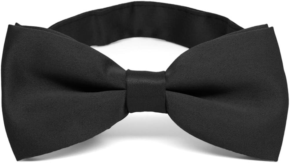 tiemart Pre-Tied Adjustable Men's Band Collar Bow Tie