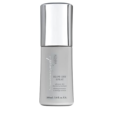 Kenra Platinum Blow-Dry Spray | Time-Saving Heat Protectant | Detangles, Smooths, and Softens | Eliminates Frizz & Resists Humidity | Medium To Coarse Hair