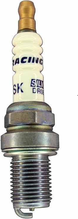 Silver Racing Spark Plug by Brisk