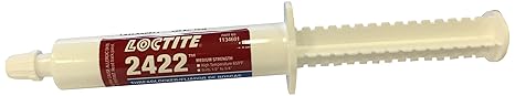 Loctite 1134601 - Blue, Medium-Strength Threadlocker Paste with Very High Temperature Resistance, 30ml (Model 2422)