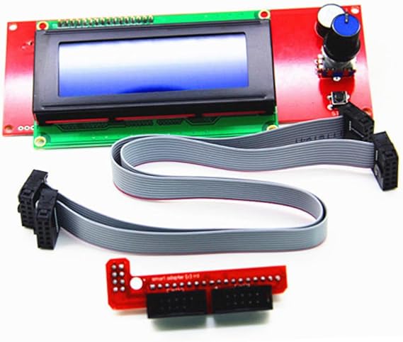 Printer Smart Controller Ramps with LCD Display Screen Encoder Compatible with Reprap Ramps Board for Calibration and Movement Control